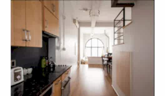 plush74 large bright loft with arched window toronto 4