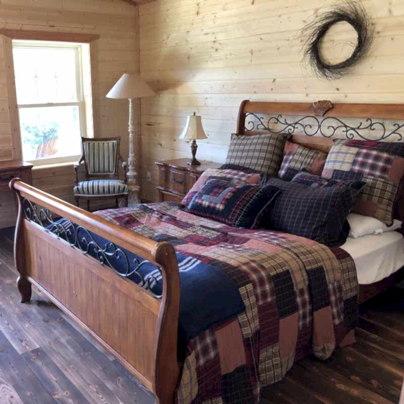 plush74 serene lakefront solar cabins retreat 16