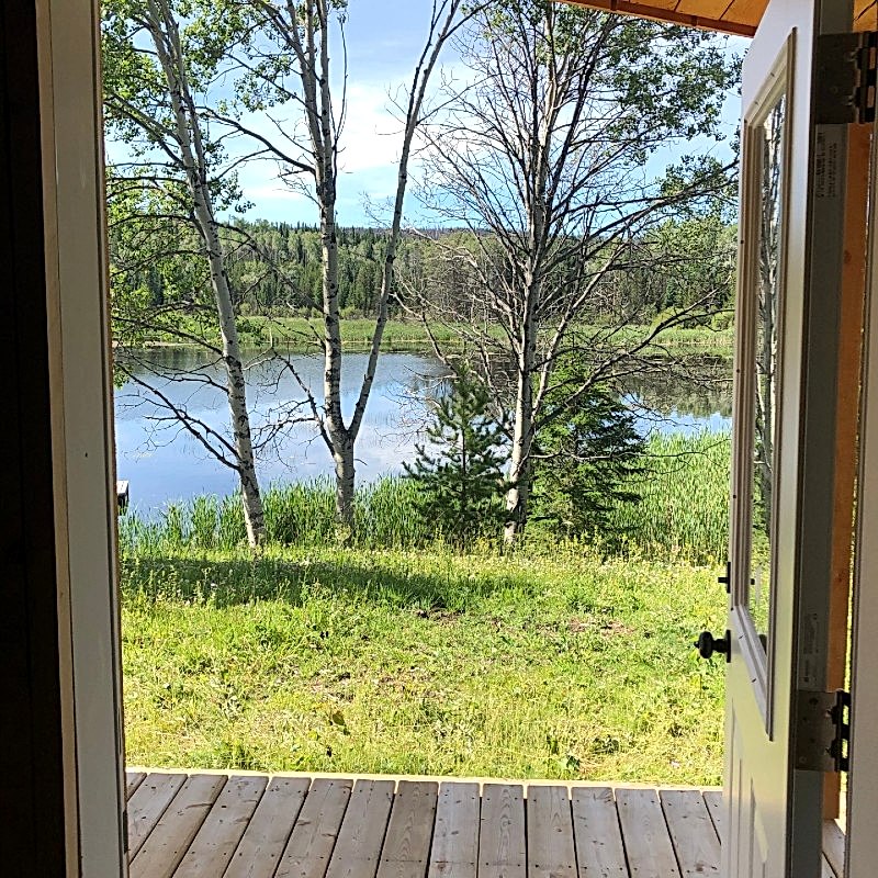 plush74 serene lakefront solar cabins retreat 19