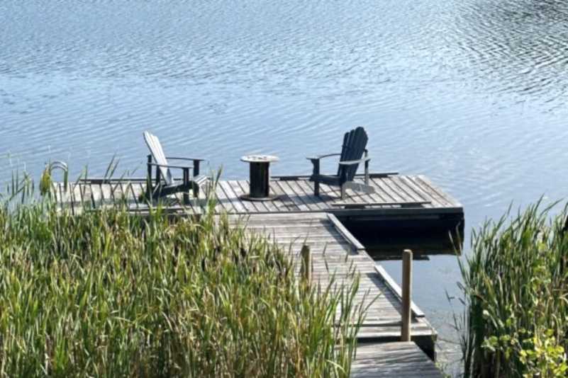 plush74 serene lakefront solar cabins retreat 22