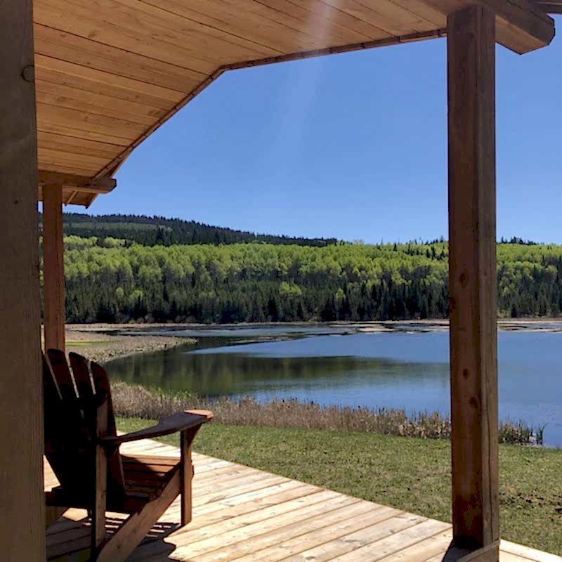 plush74 serene lakefront solar cabins retreat 6